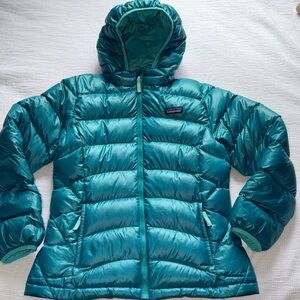 Patagonia Kids XL Hi Loft Feather Down Hooded Jacket